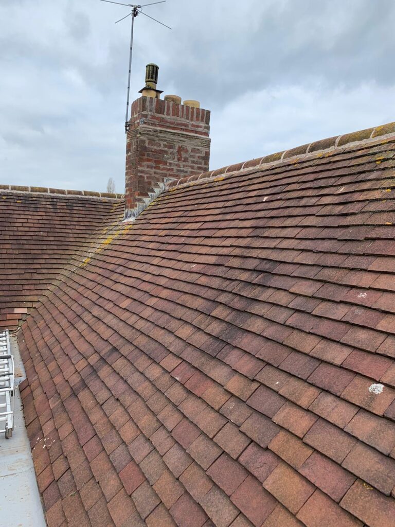 repointing work to roof in droitwich