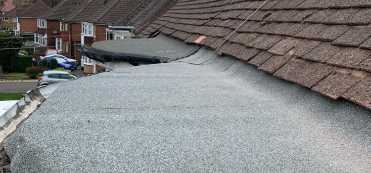 Repairs to a flat roof in hansworth birmingham