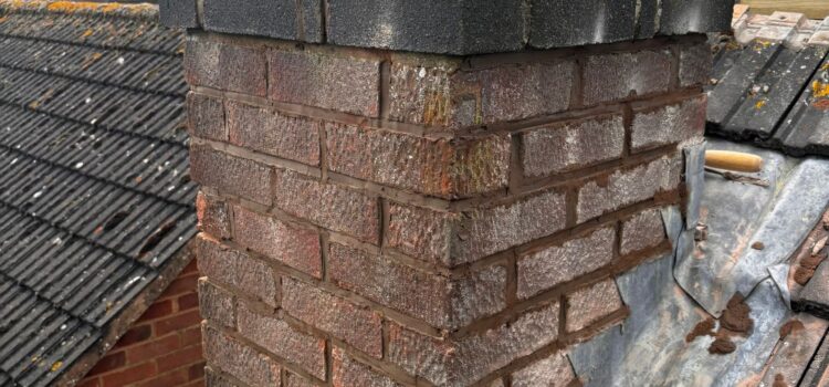 Chimney re-pointing in Bewdly